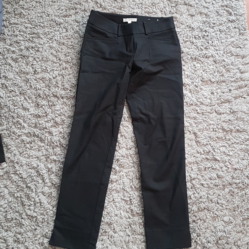 Black Ankle Cropped Dress pants